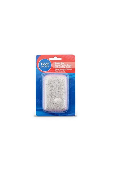 Foot Doctor Double Sided Non-Slip Pomzo Stone - Natural, 1 Piece