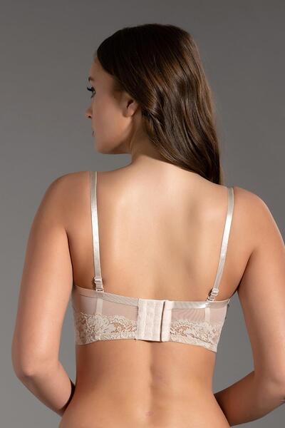 C&City Támogatott vállnélküli Bustier C15120 Skin