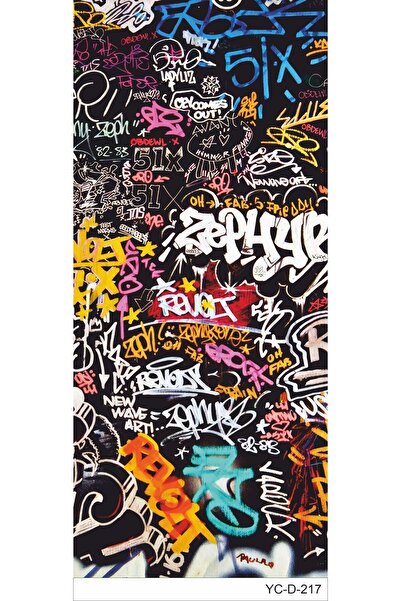 HMNL Araç Kapı Direk Kaplama Folyosu Desenli (Sağ Sol Takım) (2 Adet) - 22x50 Cm