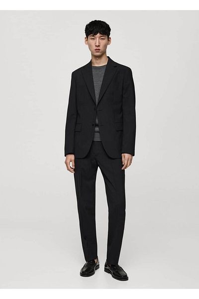 MANGO Man 100% Unprocessed Wool Slim-Fit Blazer Jacket