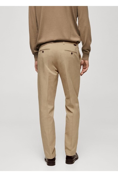 MANGO Man Regular kesim pamuklu pantolon