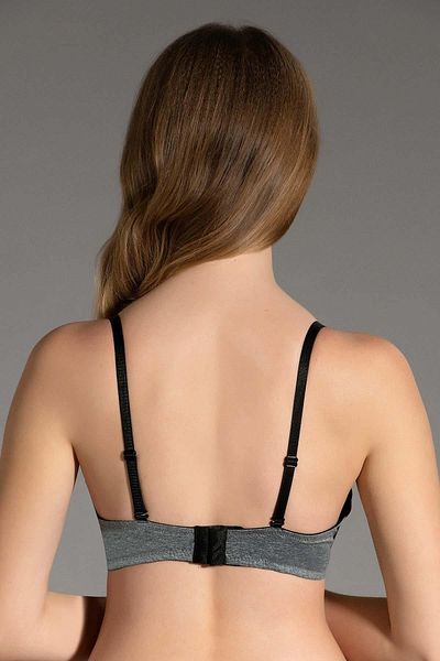 C&City C18175 Modell Detect Grey Melange Trägerloser BH