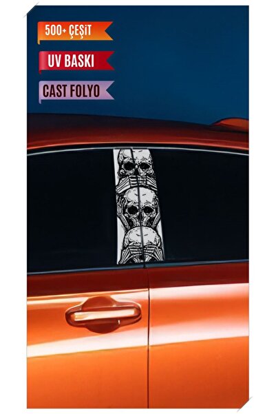 HMNL Araç Kapı Direk Kaplama Folyosu Görmedim Duymadım Bilmiyorum Desenli (Sa...