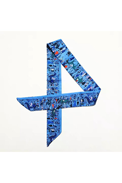 Purple Adv Eșarfă Blue Herme UK Horse Serie