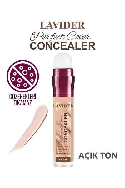 Lavider Light Tone Intense Concealer - under Eye Concealer, Light Skin 01