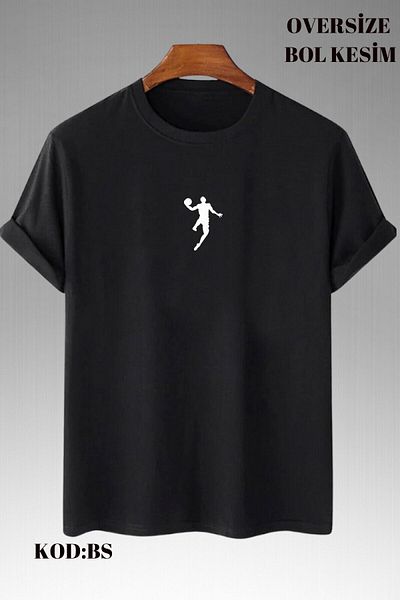Relax family xf Tricou oversize pentru bărbați, cu croiala lejeră, negru, alb, decolteu, bumbac, vară, de bază