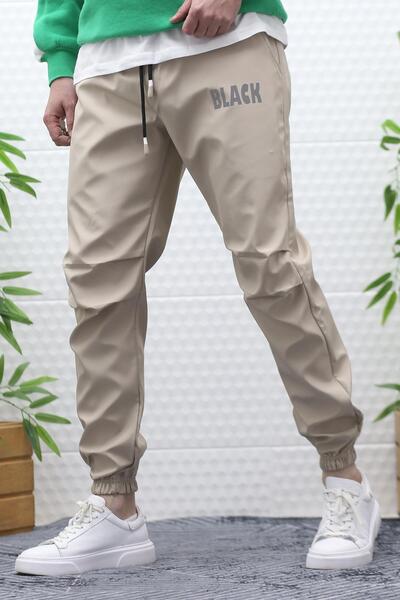 WAFRA Ανδρικό παντελόνι Jagger - Πανί αλεξίπτωτου, αδιάβροχο, αντιανεμικό, λεπτομέρεια στο γόνατο