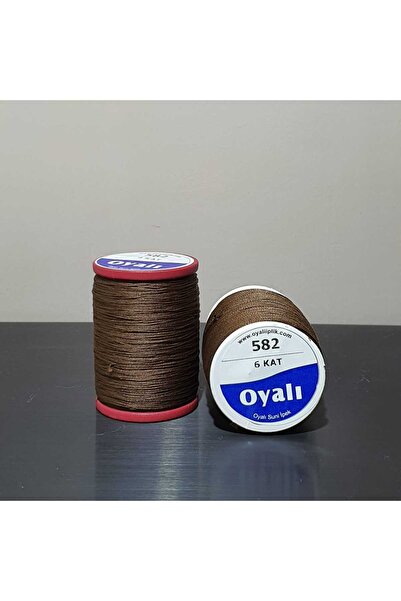 OYALI 6 Kat Suni İpek İplik Renk Kodu:582 Kahverengi