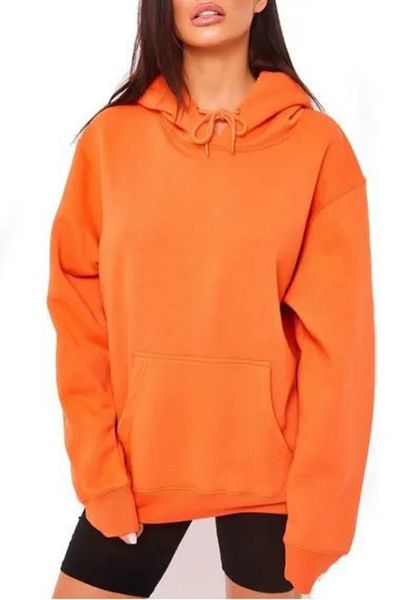 Relax family xf Unisex Φούτερ με χειμερινή πορτοκαλί κουκούλα