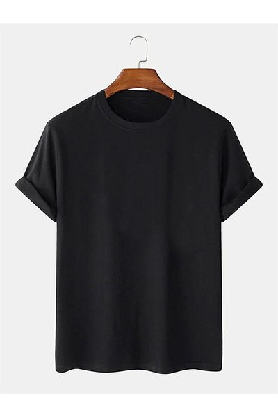 Relax family xf Ανδρικό μπλουζάκι Oversize Loose Cut Crew Neck Cotton Summer Basic