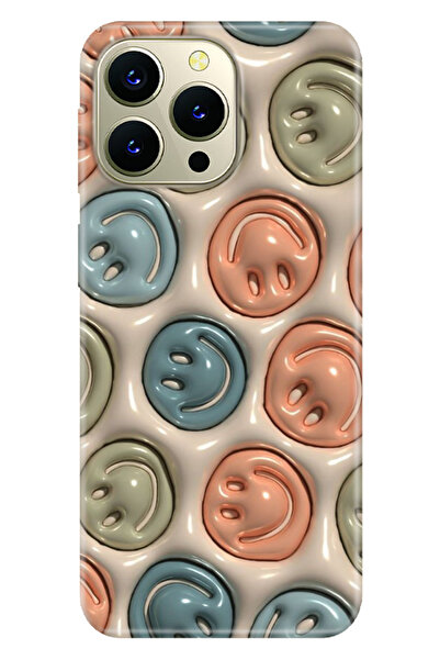 HİKİNG A43 / A48 Uyumlu Kılıf Baskılı Desenli Silikon Smiling