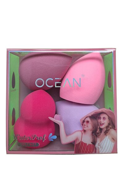 RLBM - Makyaj Süngeri Kutulu Sünger Seti, Fondöten, Kapatıcı, Pudra Uygulama 4'lü Set