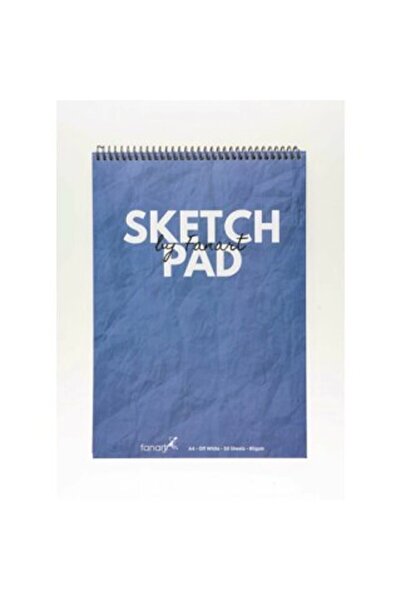 Fanart Academy Üstten Spiralli A4 Sketch Pad