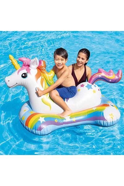 TOYFEST Magic Unicorn Rider for Pool Sea 163X86 cm
