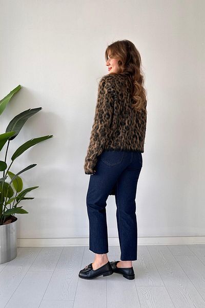 MaziButik Blugi Boyfit bleumarin