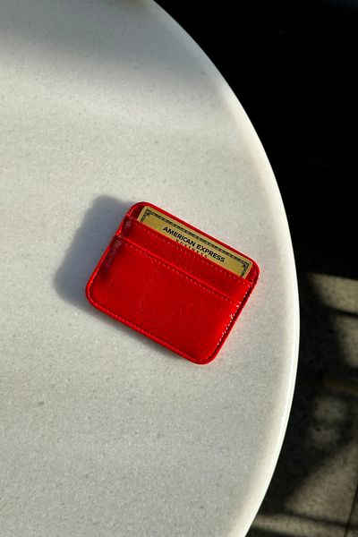 klovi Red Card Holder Mini Wallet