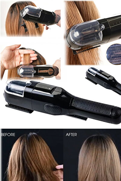 Mortingen Saç Kırık Alma Makinesi Profesyonel Saç Kısaltma Kesme Paslanmaz Çe...