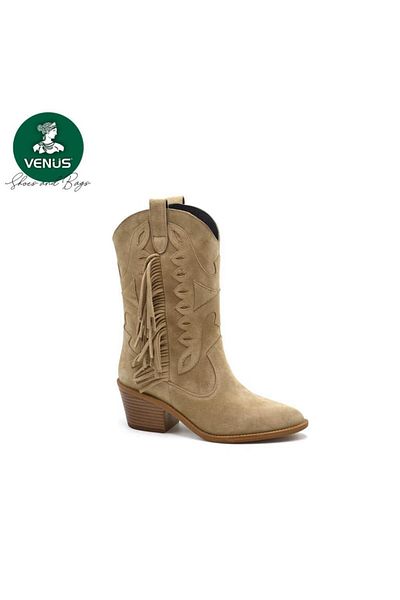 Venüs VENUS 2454101K ΓΥΝΑΙΚΕΙΑ ΜΠΟΤΑΚΙΑ ΜΕ ΤΑΚΟΥΝΑ ΜΕ ΛΕΠΤΟΜΕΡΗ ΔΕΡΜΑΤΙΝΑ ΜΠΟΤΑΚΙΑ