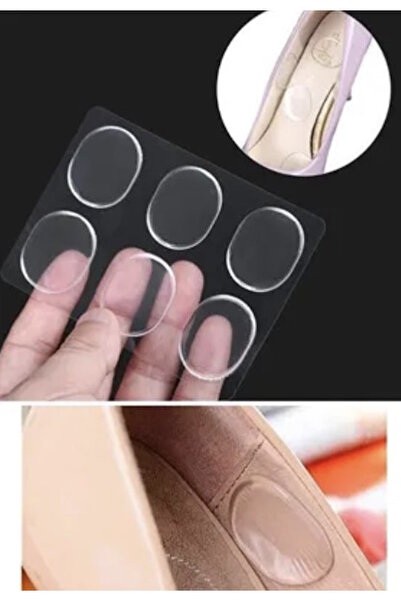 Kenpool 6 Lı Yumuşak Silikon Ayakkabı Topuk Vurma Önleyici Ped Ayak Parmak Na...