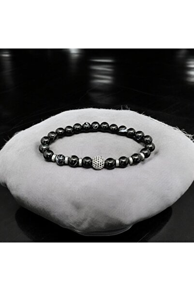 alyacs Zirkon Taşlı Erkek Doğal Taş Bileklik