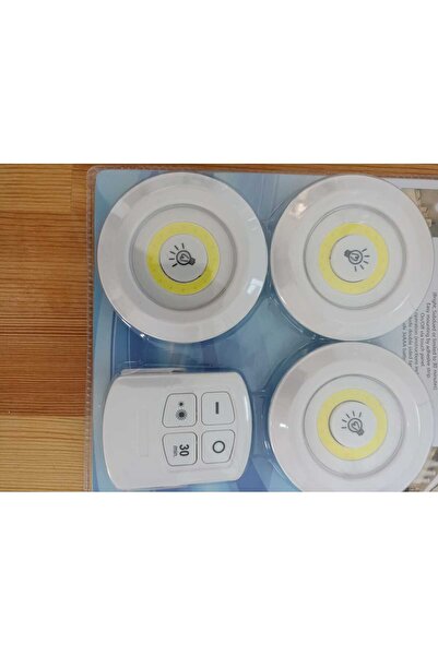 GenelTedarik Beyaz Led Lamba Kumandalı