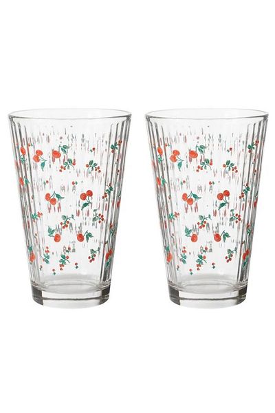 Mudo Concept Cherry Soft Drink Glass Set of 2 - 300 ml