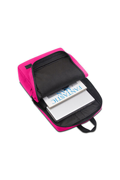 Mila Classone Pr-Ek106 15.6" Mila Laptop Backpack, Lenovo, Hp, Asus, Monster, Macbook, Mac Air Compatible- Pink