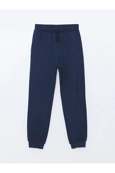 LC Waikiki Pantaloni de sport Jogger pentru fete LCW Kids, albastru închis, cu talie elastică