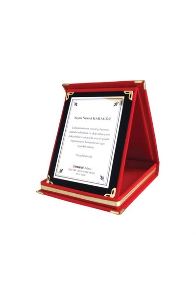 Sevimli Hediye Kişiye Özel Orta Boy Plaket