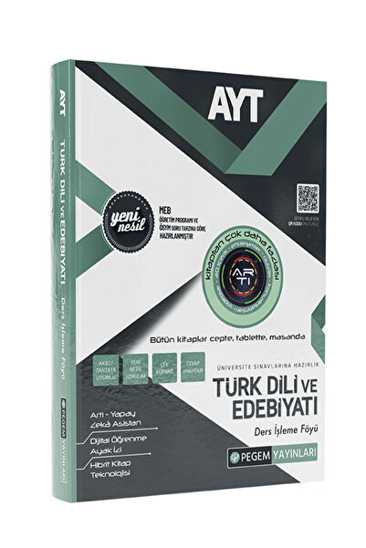 Pegem Akademi Yayıncılık AYT Türk Dili ve Edebiyatı Ders İşleme Föyü
