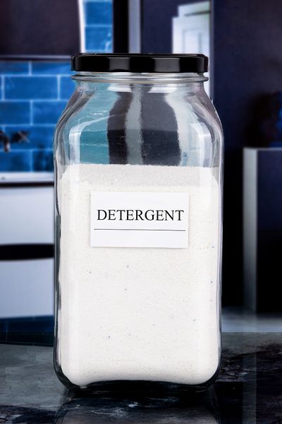 Karçiçeği Home 3000 ml Gold Decorative Detergent Jar with Metal Lid - Glass (Ing)