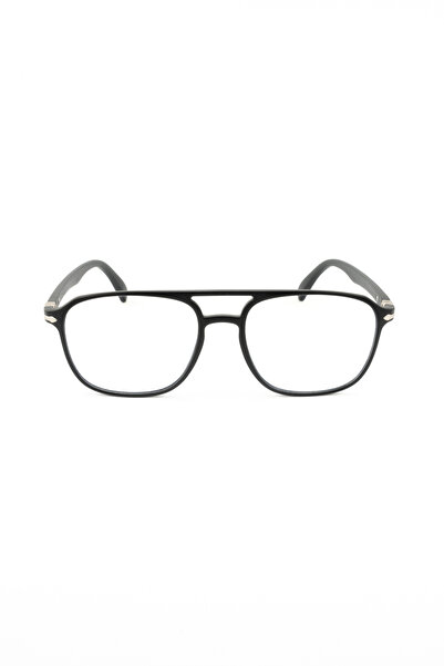 By Donetto Double Bridge Matte Black Blue Light Filter Computer Screen Glasses