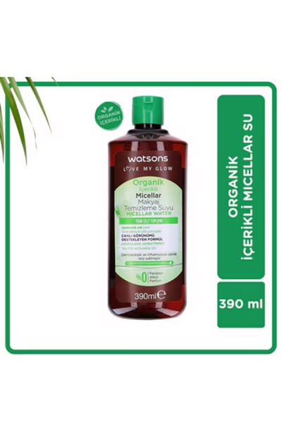 Watsons Organic Micellar Cleansing Water 390 ml