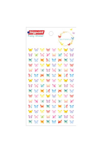 Bigpoint Pack of 15 Butterfly Stickers