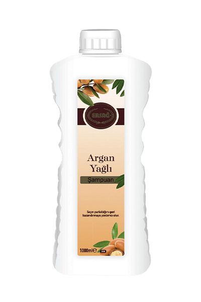 Ersağ Argan Oil Shampoo 1000 ml (Please Read the Use Way) Official Distributor Product