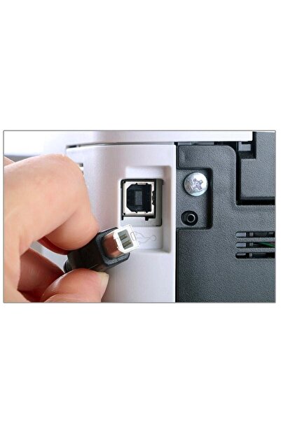 Astakos Canon E414 Samsung Hp Uyumlu Siyah Renk Usb Yazıcı Bağlantı Kablosu 1.5 m 1.5 m Printer Kablo