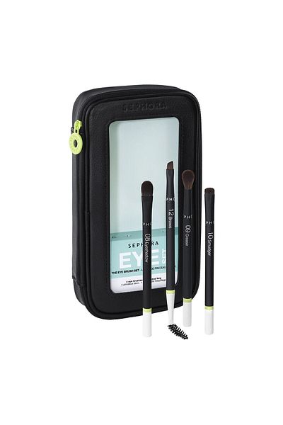 SEPHORA COLLECTION Carest Cosmetic - Intuitive Eye Brush Set, Flawless Result