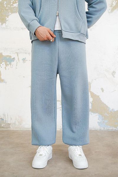 HAFKAGİYİM Baby Blue Cozy Basic Φούτερ με λάστιχο Oversize