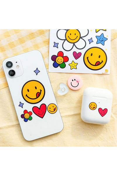 Bigpoint Pack of 15 Stickers - Smiling Faces