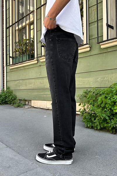 HAFKAGİYİM SMOKED Soft Minimal Ripped Detail 3Z DL φαρδύ παντελόνι