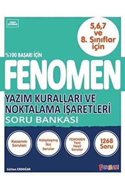 Fenomen Yayıncılık Yazım Kuralları Ve Noktalama İşaretleri Soru Bankası 5-6-7...
