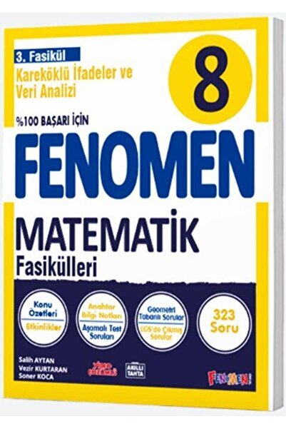 Fenomen Yayıncılık 8. Sınıf Fenomen Matematik 3 Fasikül