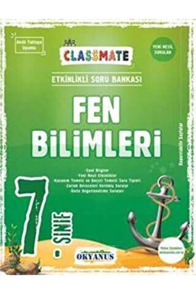 Okyanus Yayınları 7. Sınıf Classmate Fen Bilimleri Soru Bankası
