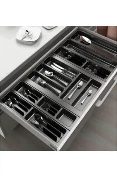 Angoravi Eco Lux Module Cutlery Holder Anthracite 42X49 cm Royaleks-Acero-20352