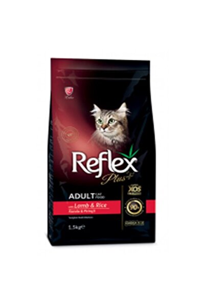 Reflex Plus Adult Kuzu ve Pirinçli Yetişkin Kedi Maması 1.5 Kg+500 Gr Hediyel...