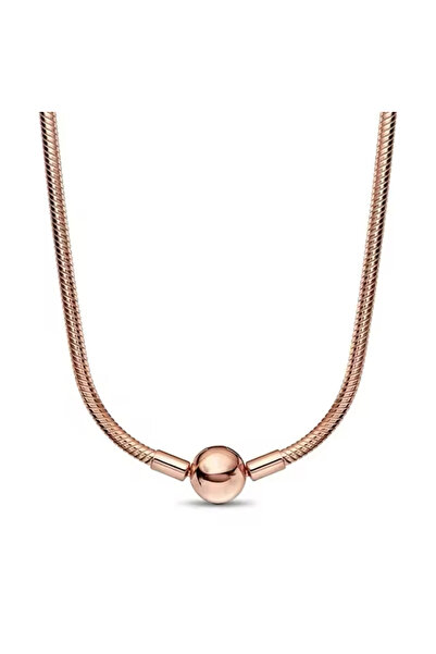 Lovecharm Pembe Renk Gümüş Moments Zincir Kolye