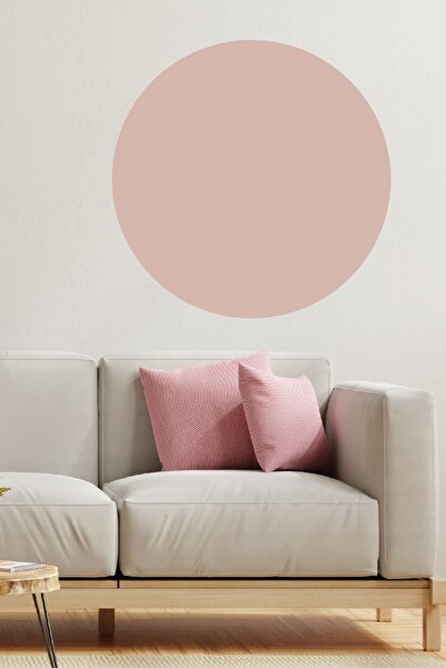 KanvasSepeti ورق جدران من القماش ذاتي اللصق، دائرة كاملة، جدار على طراز بوهو ...