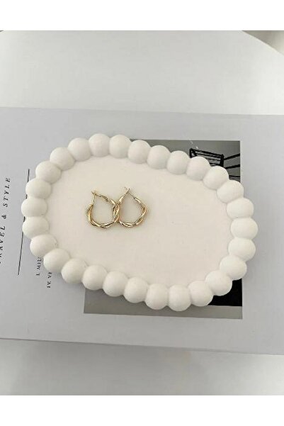 Genel Markalar OVAL BUBBLE TABAK DEKORATİF SUNUM STAND BONCUK TABAK TAKI TABAĞI