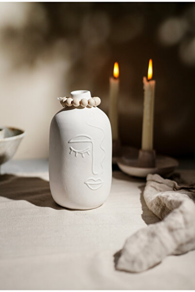 LALEZEN HOME ESME DEKORATİF YÜZ&BONCUK DETAYLI OBJE BİBLO