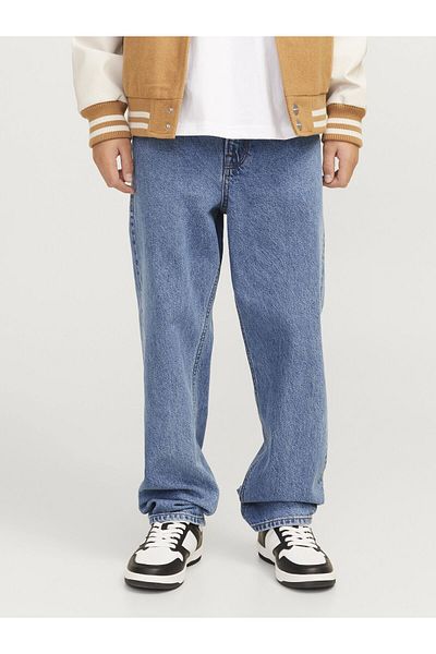 Jack & Jones Junior Rahat Kesim Kot Pantolon JJICHRIS JJORIGINAL SQ 042 JNR Rahat Kesim Kot Pantolon Junior